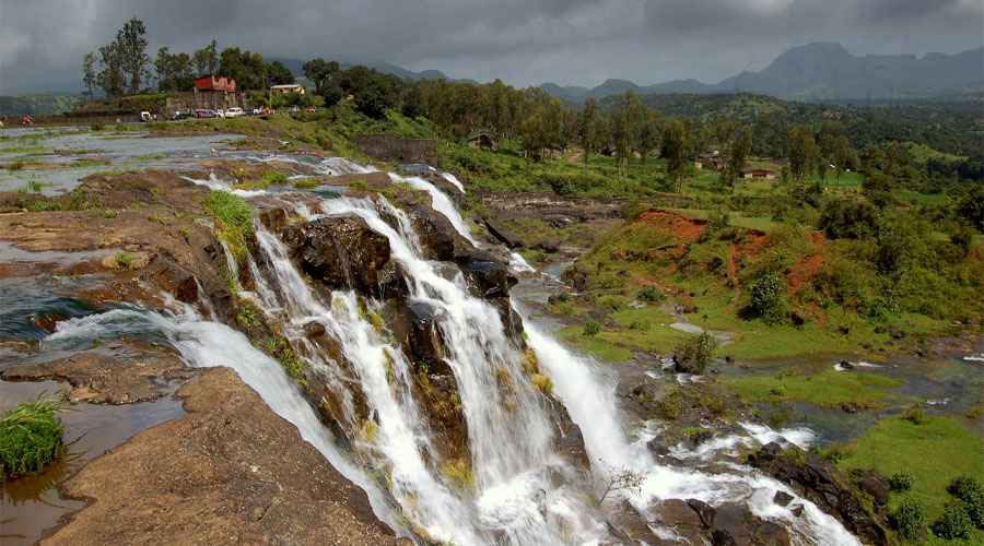 Randha Falls, located in Bhandardara, Maharashtra