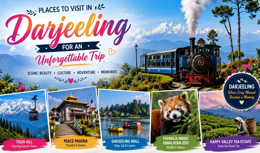 Top 20 Places to Visit in Darjeeling for an Unforgettable Trip