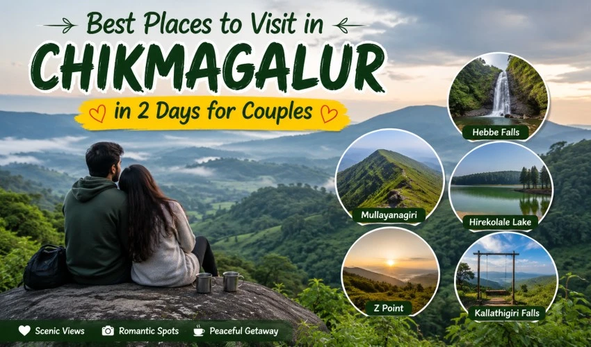 Best Places to Visit in Chikmagalur in 2 Days for Couples