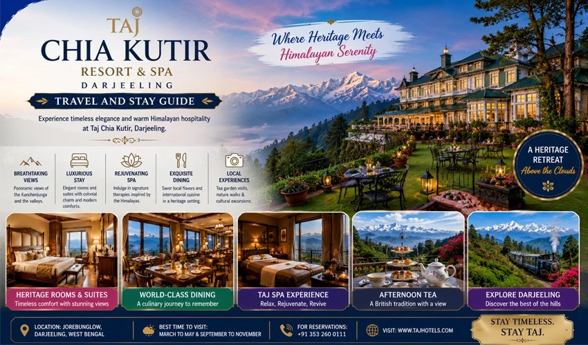 Taj Chia Kutir Resort & Spa Darjeeling Travel and Stay Guide