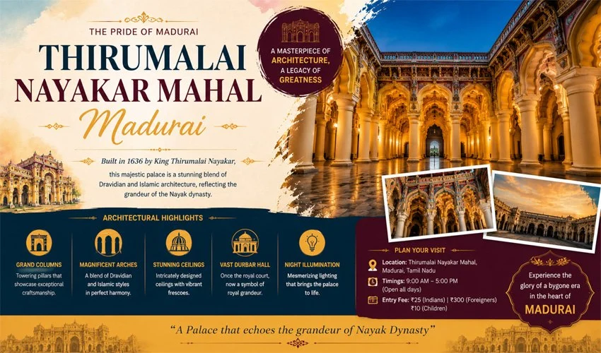 Thirumalai Nayakar Mahal Madurai