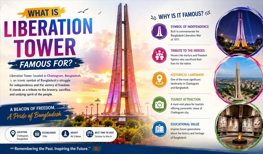 What Is Liberation Tower Famous For